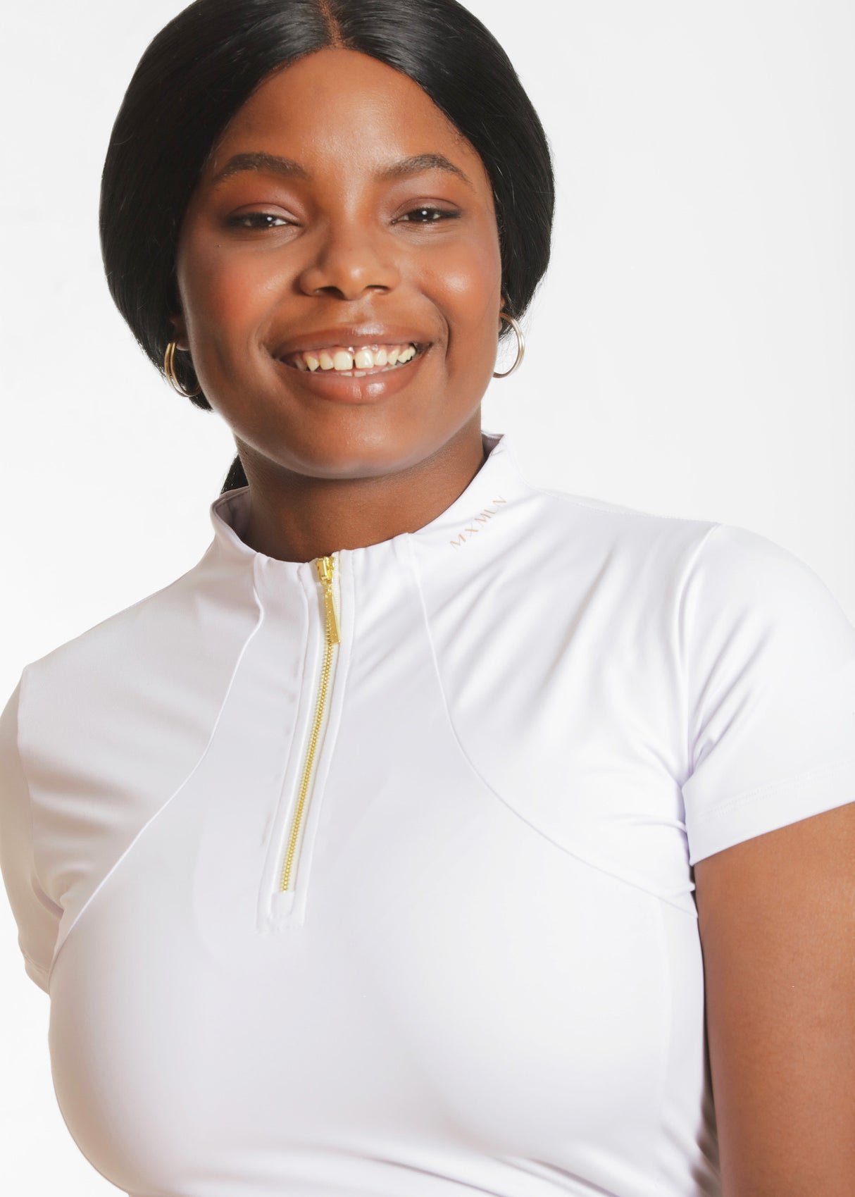 Maximilian Short Sleeve Base Layer White/Gold