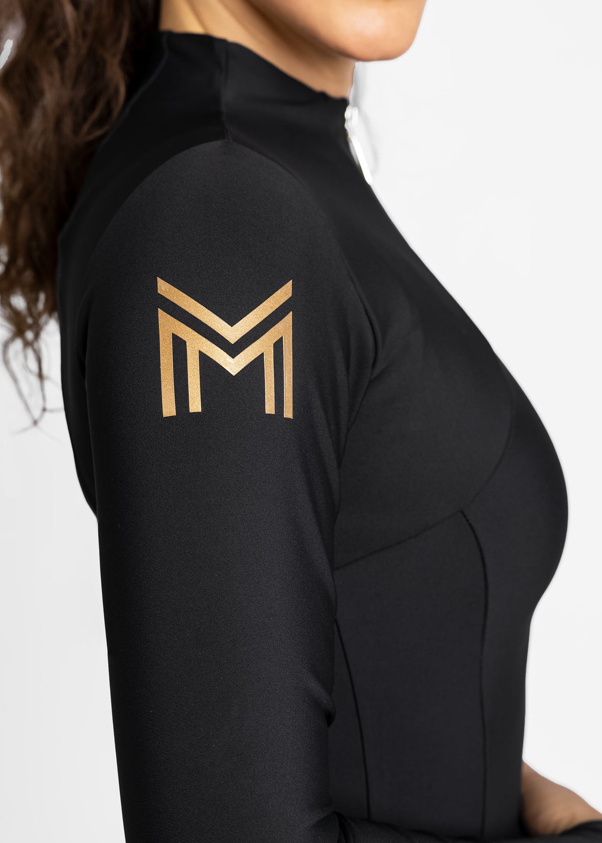 Maximilian Long Sleeve Base Layer Black/Gold