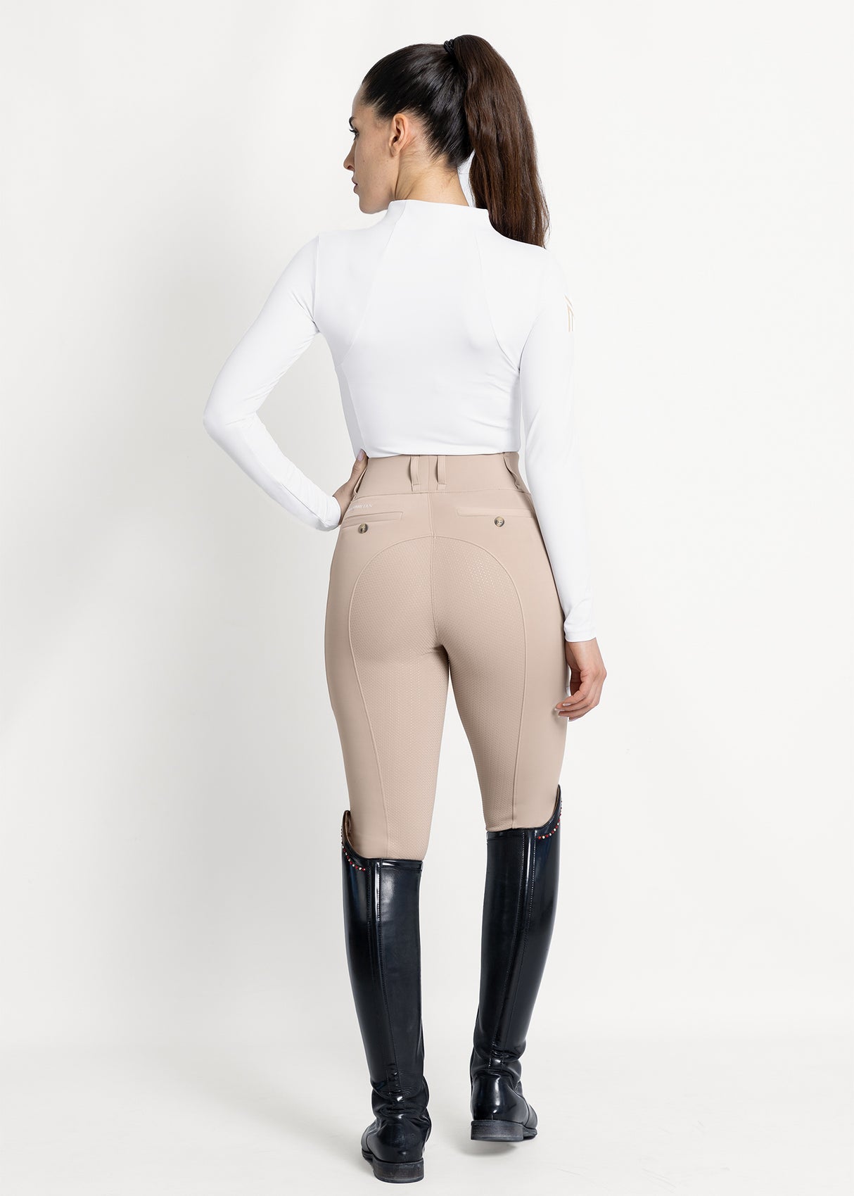 Maximilian Long Sleeve Base Layer White/Gold