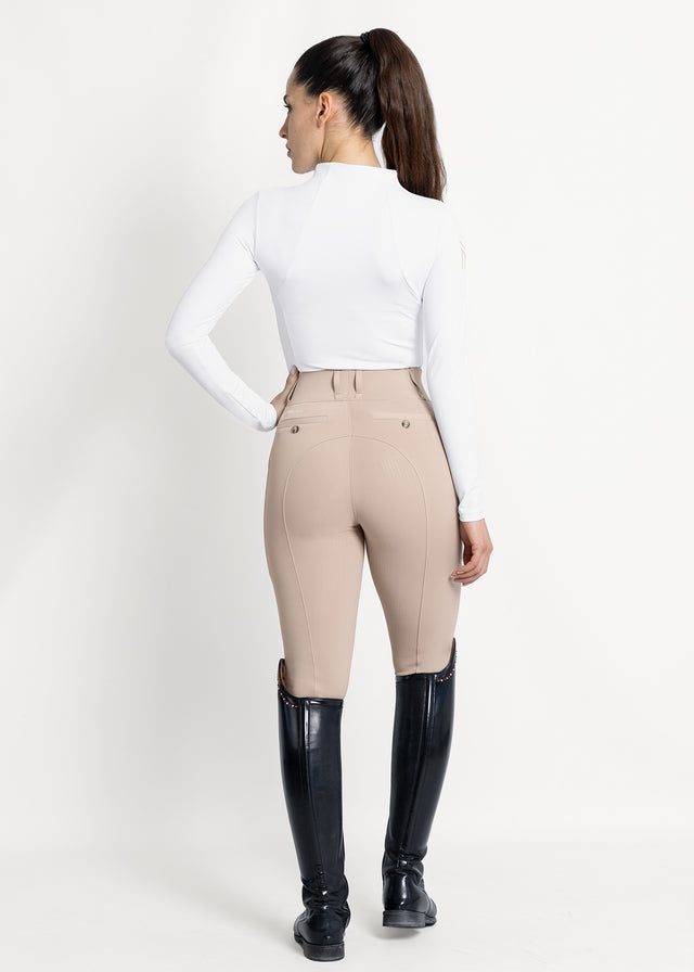 Maximilian Long Sleeve Base Layer White/Silver