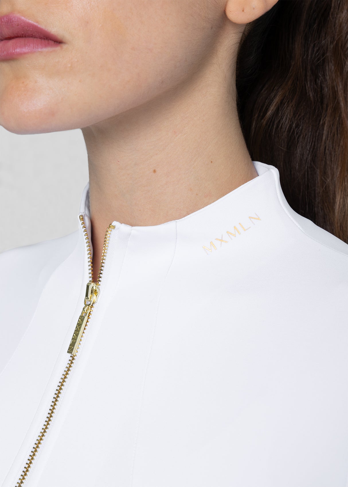 Maximilian Long Sleeve Base Layer White/Gold
