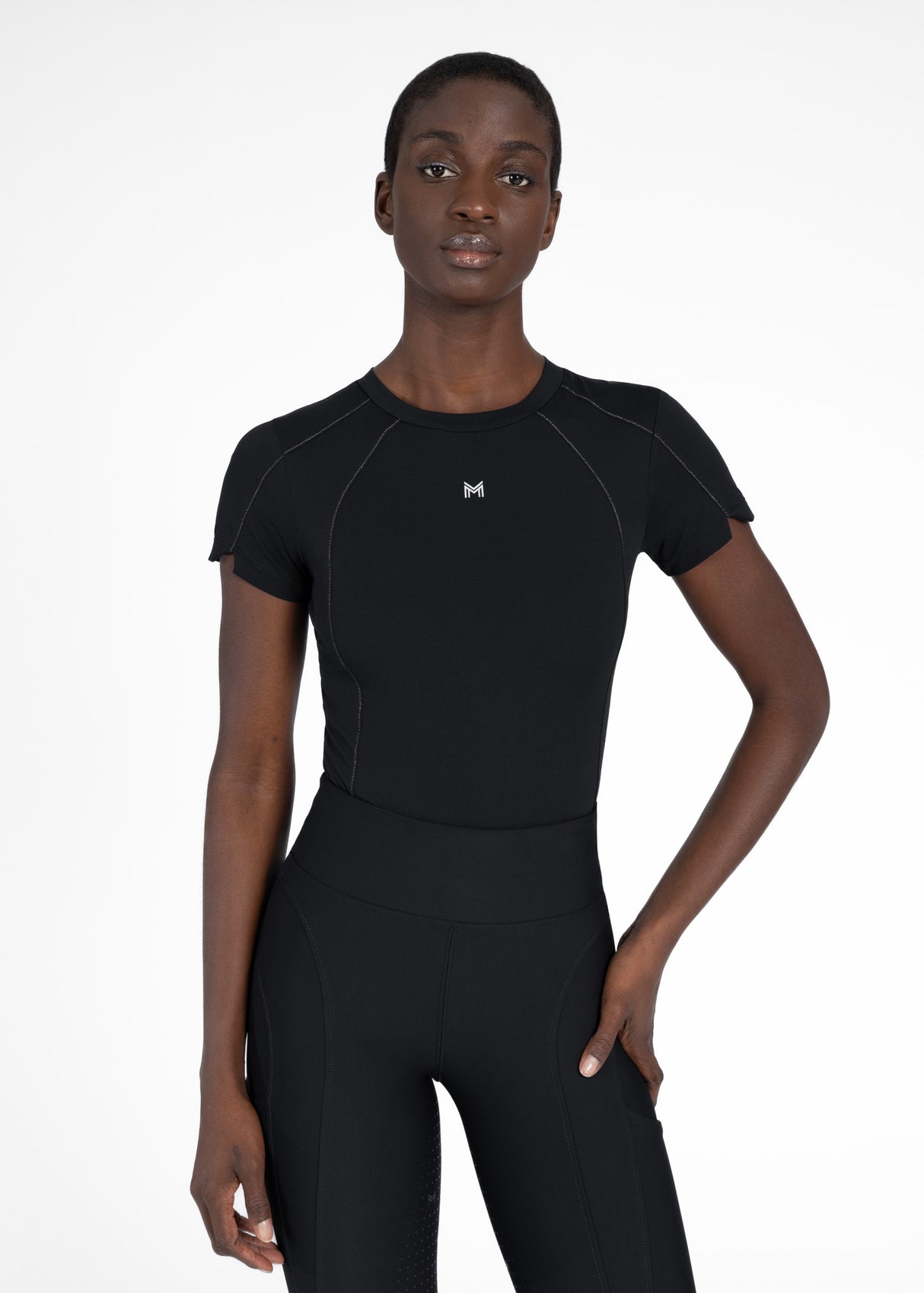 Maximilian Kova Technical T-Shirt Black