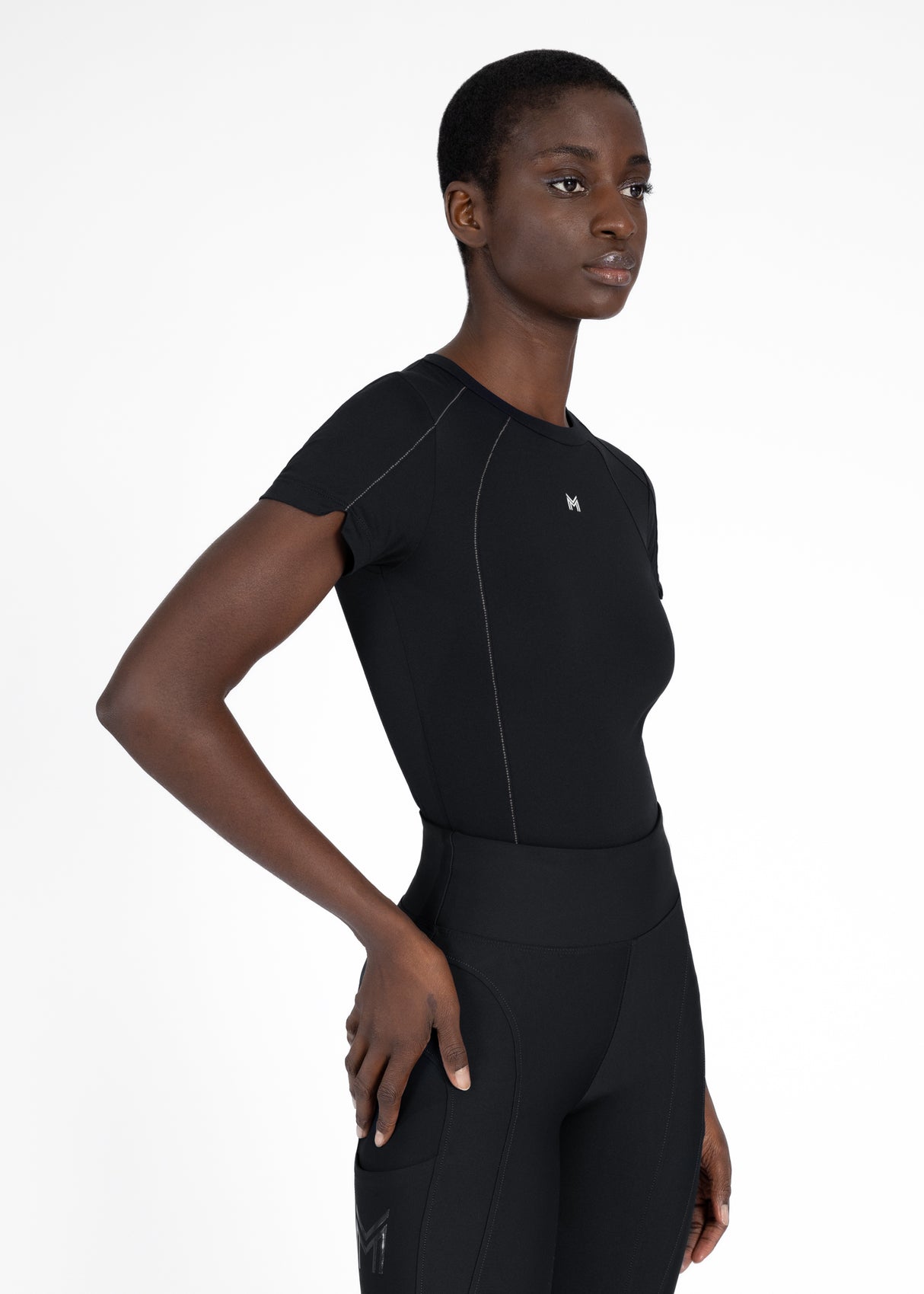 Maximilian Kova Technical T-Shirt Black