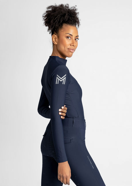 Maximilian Long Sleeve Base Layer Navy