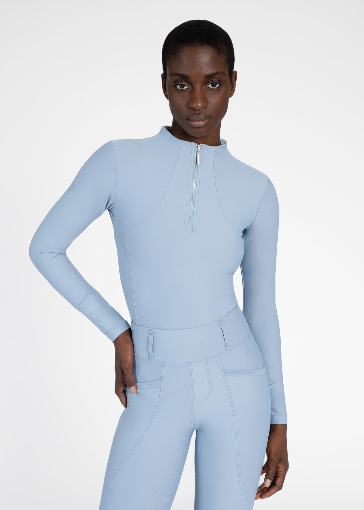 Maximilian Long Sleeve Base Layer Aqua