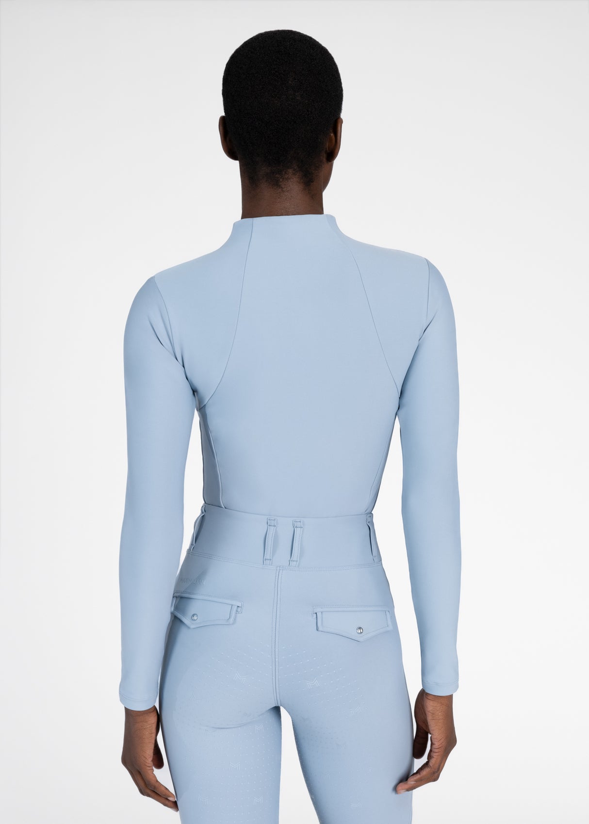 Maximilian Long Sleeve Base Layer Aqua