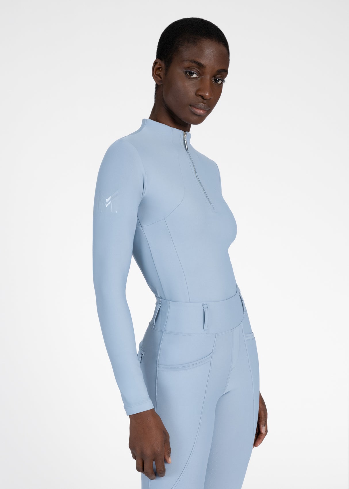 Maximilian Long Sleeve Base Layer Aqua
