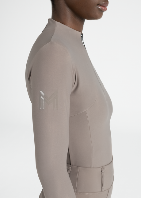 Maximilian Long Sleeve Base Layer Taupe