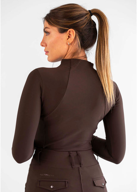 Maximilian Long Sleeve Base Layer Chocolate