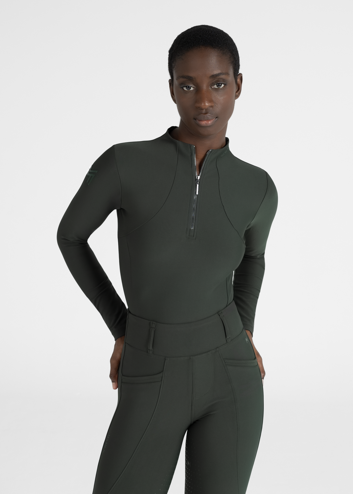Maximilian Long Sleeve Base Layer Hunter Green