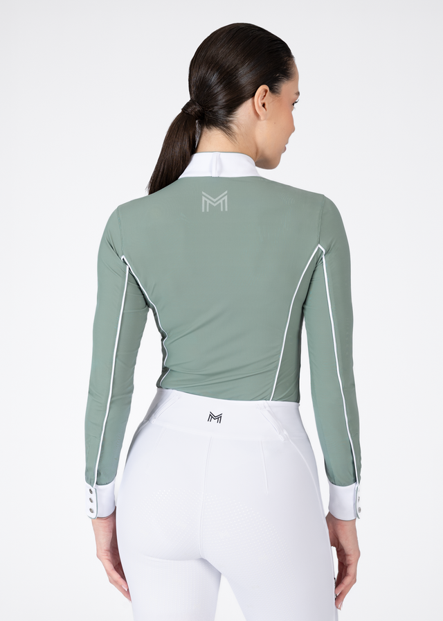 Maximilian Nova Long Sleeve Show Shirt Mint