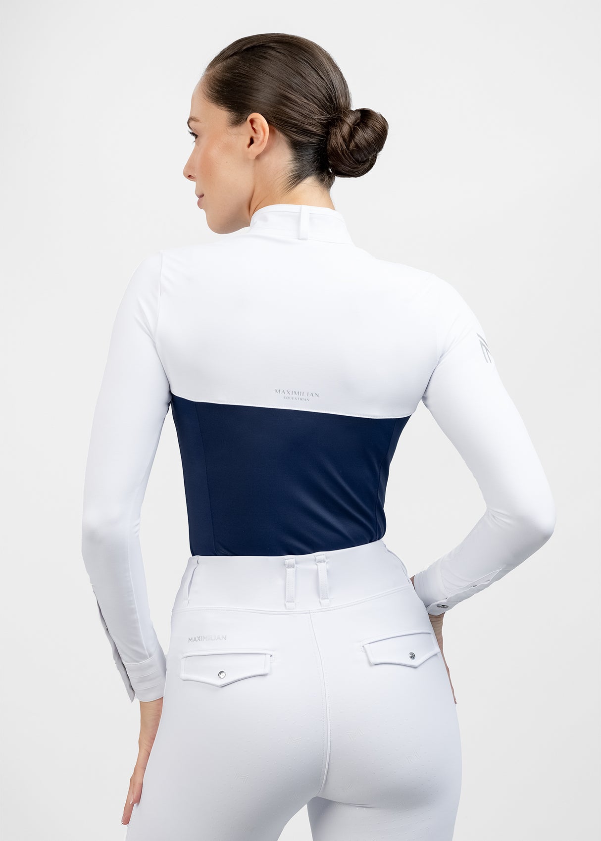 Maximilian Era Long Sleeve Show Shirt Navy