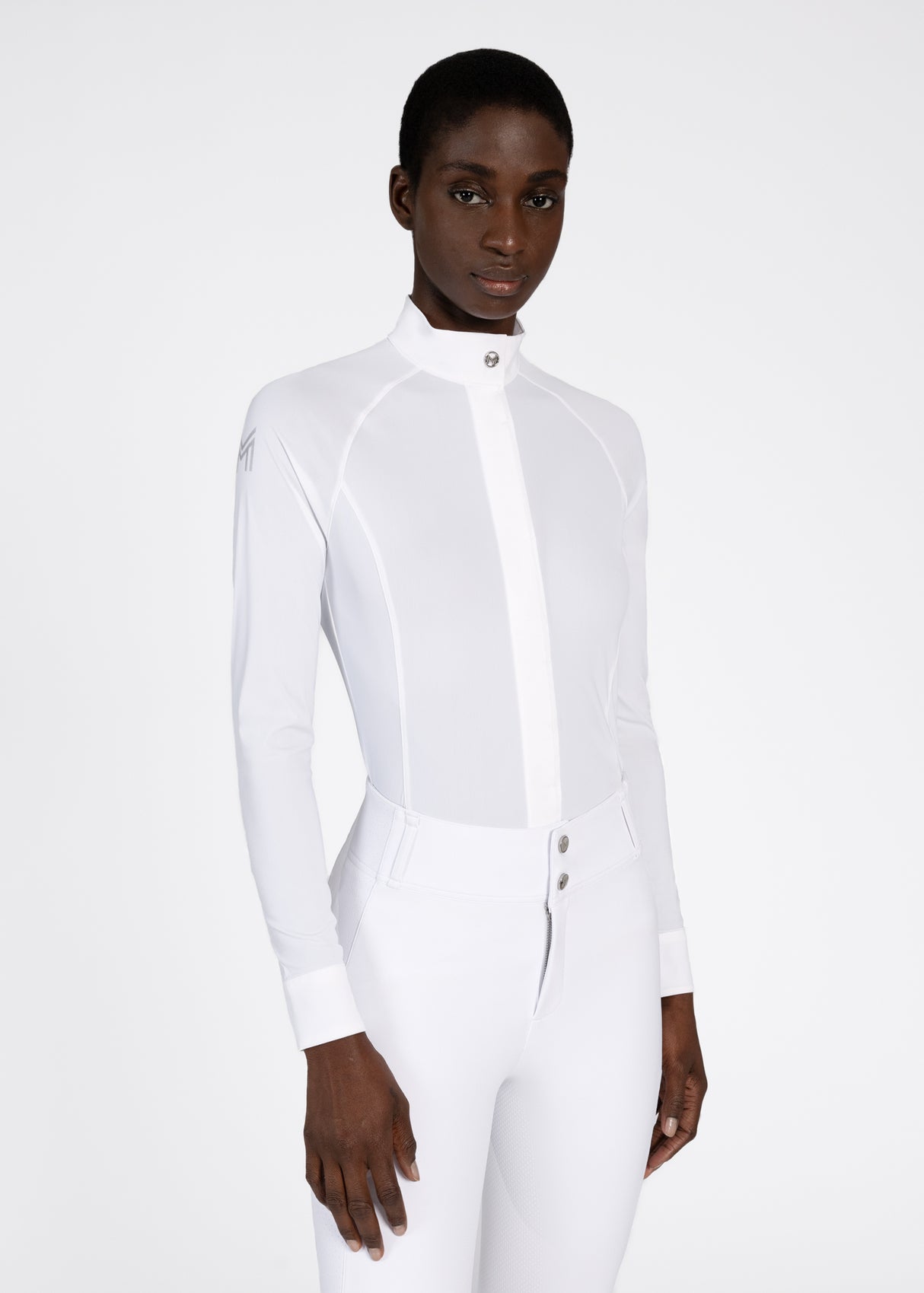 Maximilian Aira Long Sleeve Show Shirt White