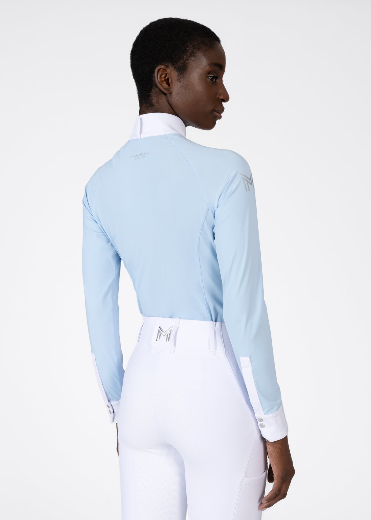 Maximilian Aira Long Sleeve Show Shirt Aqua