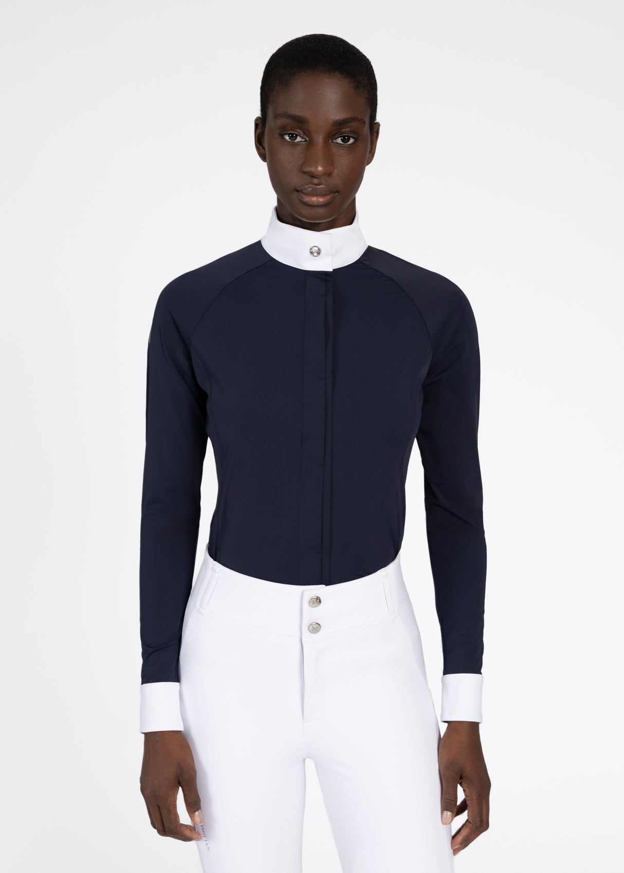 Maximilian Aira Long Sleeve Show Shirt Navy