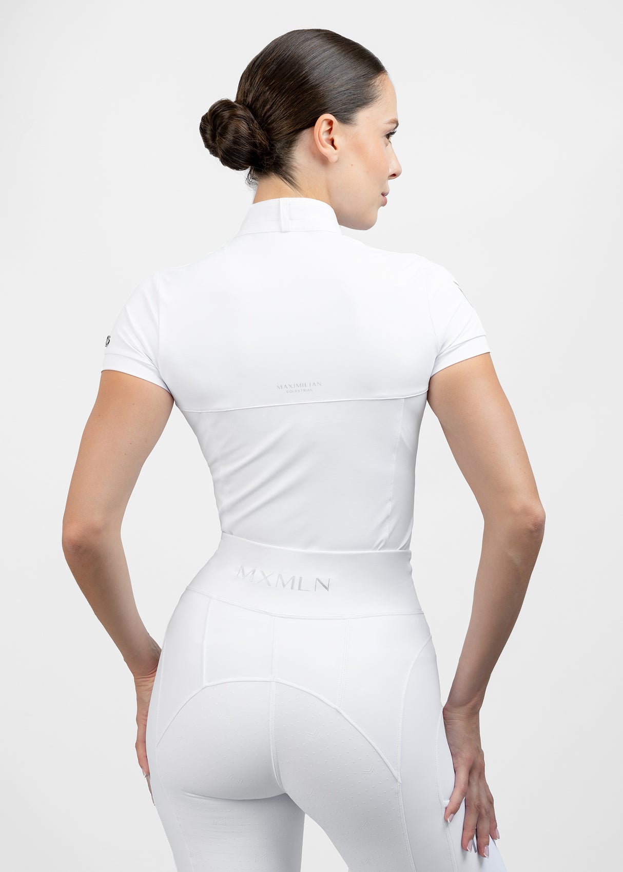 Maximilian Era Short Sleeve Show Shirt White