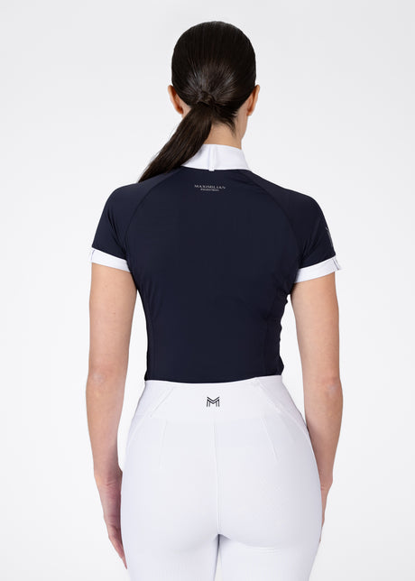 Maximilian Aira Short Sleeve Show Shirt Navy