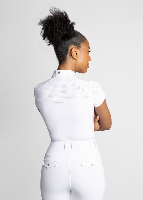 Maximilian Air Short Sleeve Show Shirt White