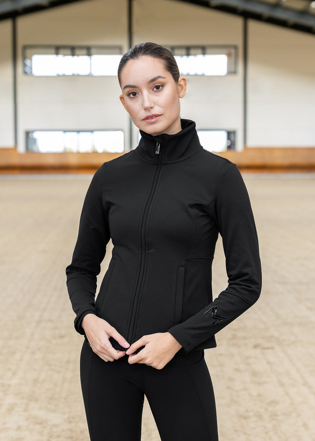 Maximilian Vera Fleeced Jacket Black