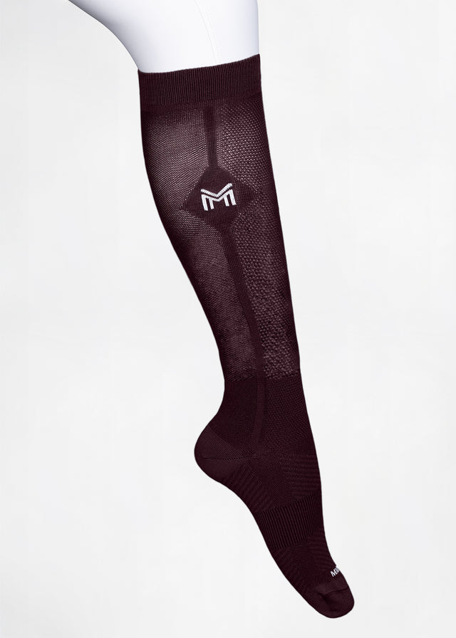 Maximilian Neo Riding Socks Burgundy