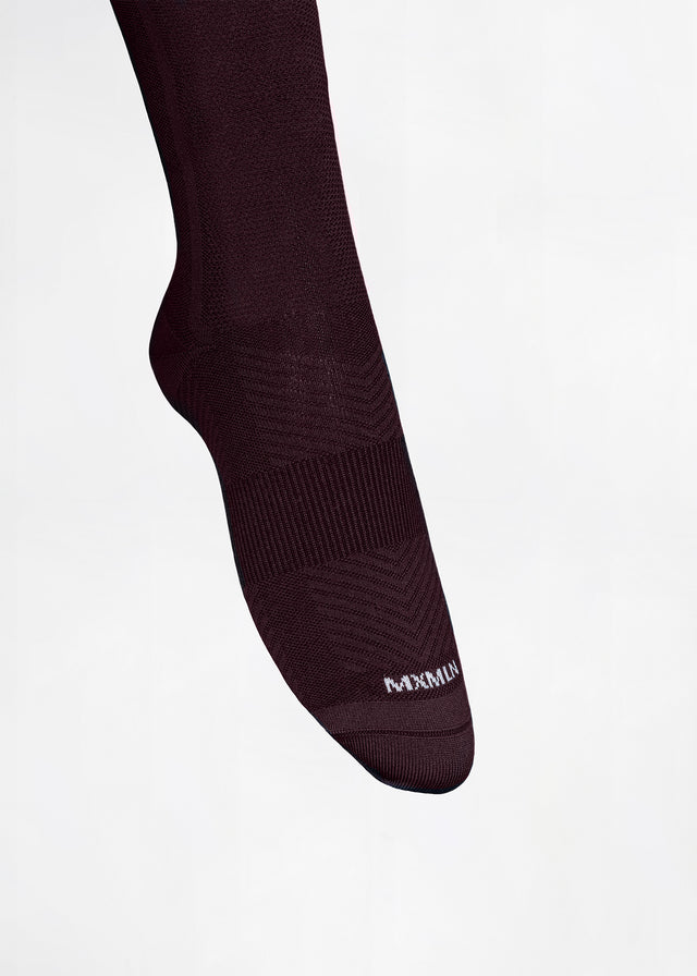 Maximilian Neo Riding Socks Burgundy