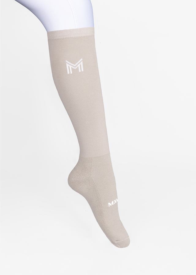Maximilian Flag Riding Socks Beige
