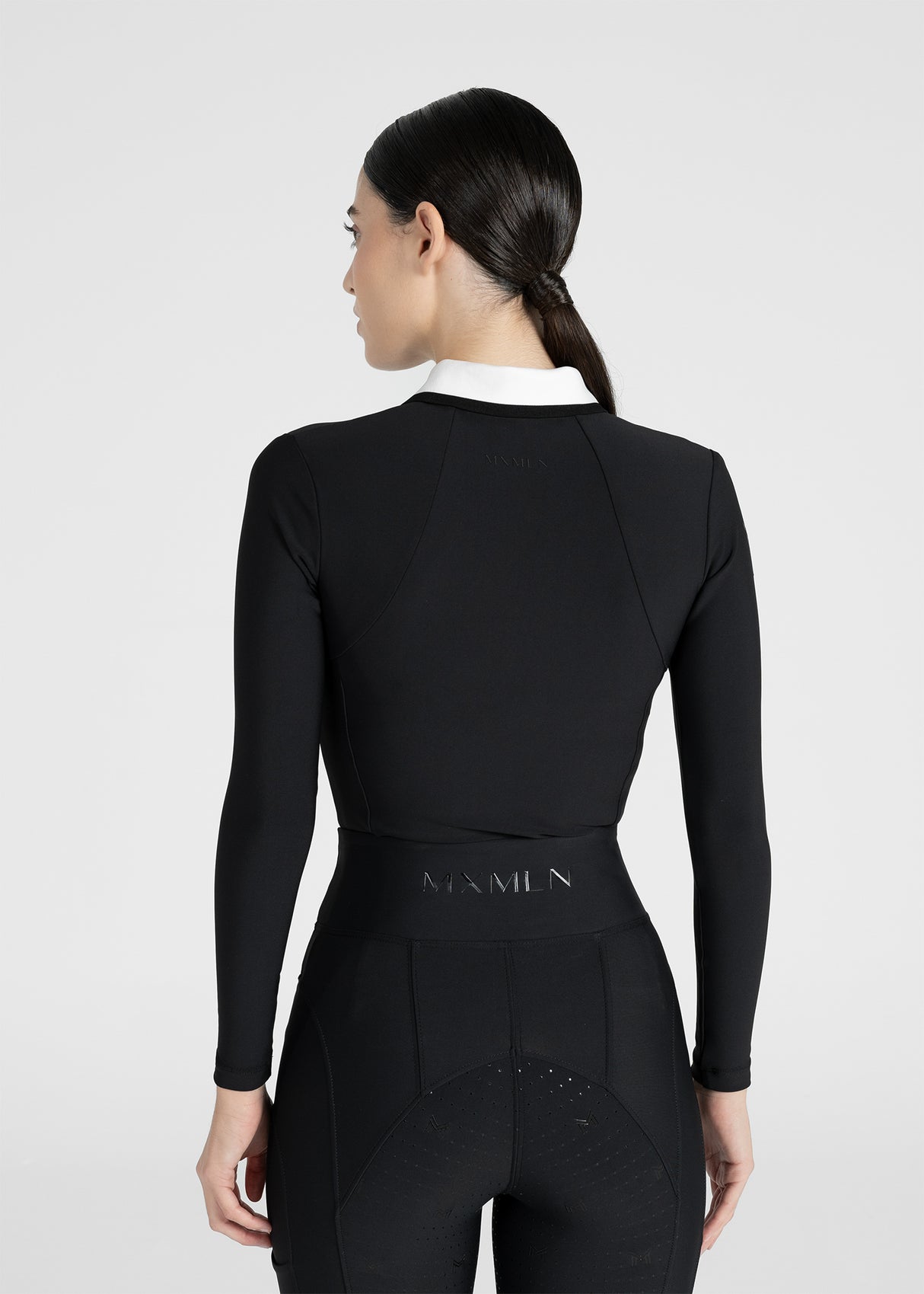 Maximilian Concept Long Sleeve Polo Shirt Black