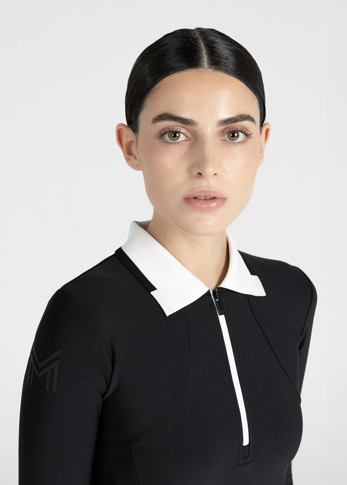 Maximilian Concept Long Sleeve Polo Shirt Black