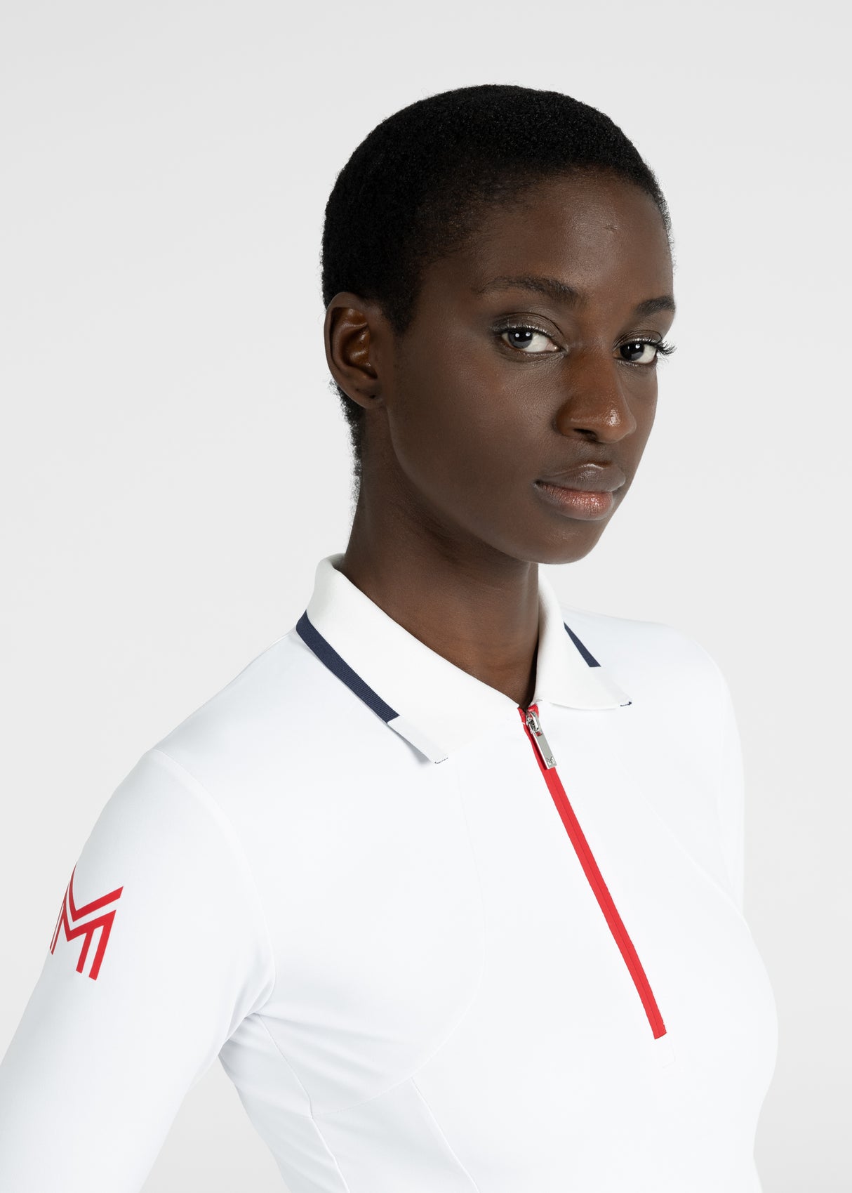 Maximilian Concept Long Sleeve Polo Shirt White