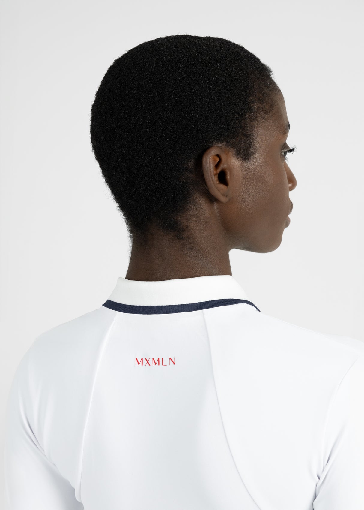 Maximilian Concept Long Sleeve Polo Shirt White