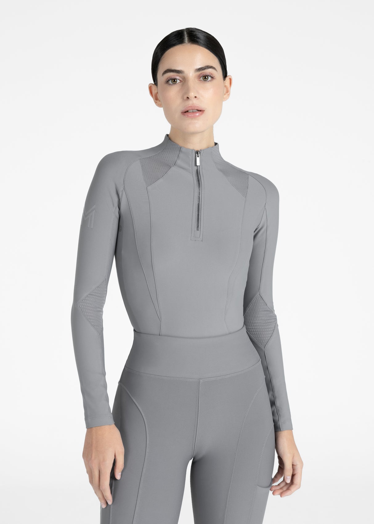 Maximilian Frame Long Sleeve Base Layer Titanium