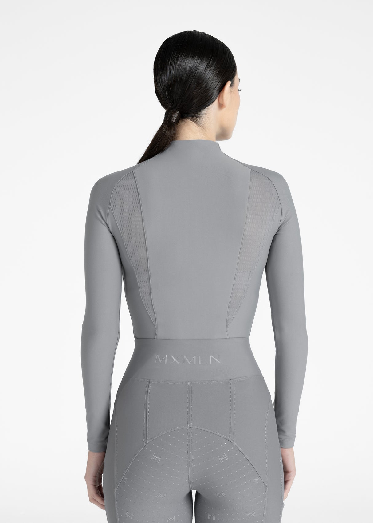 Maximilian Frame Long Sleeve Base Layer Titanium