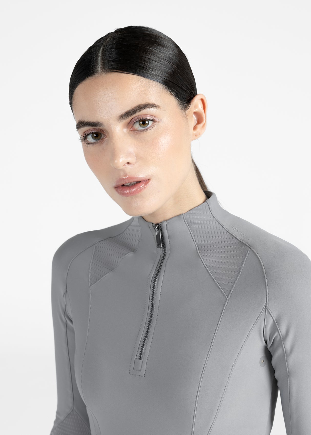 Maximilian Frame Long Sleeve Base Layer Titanium