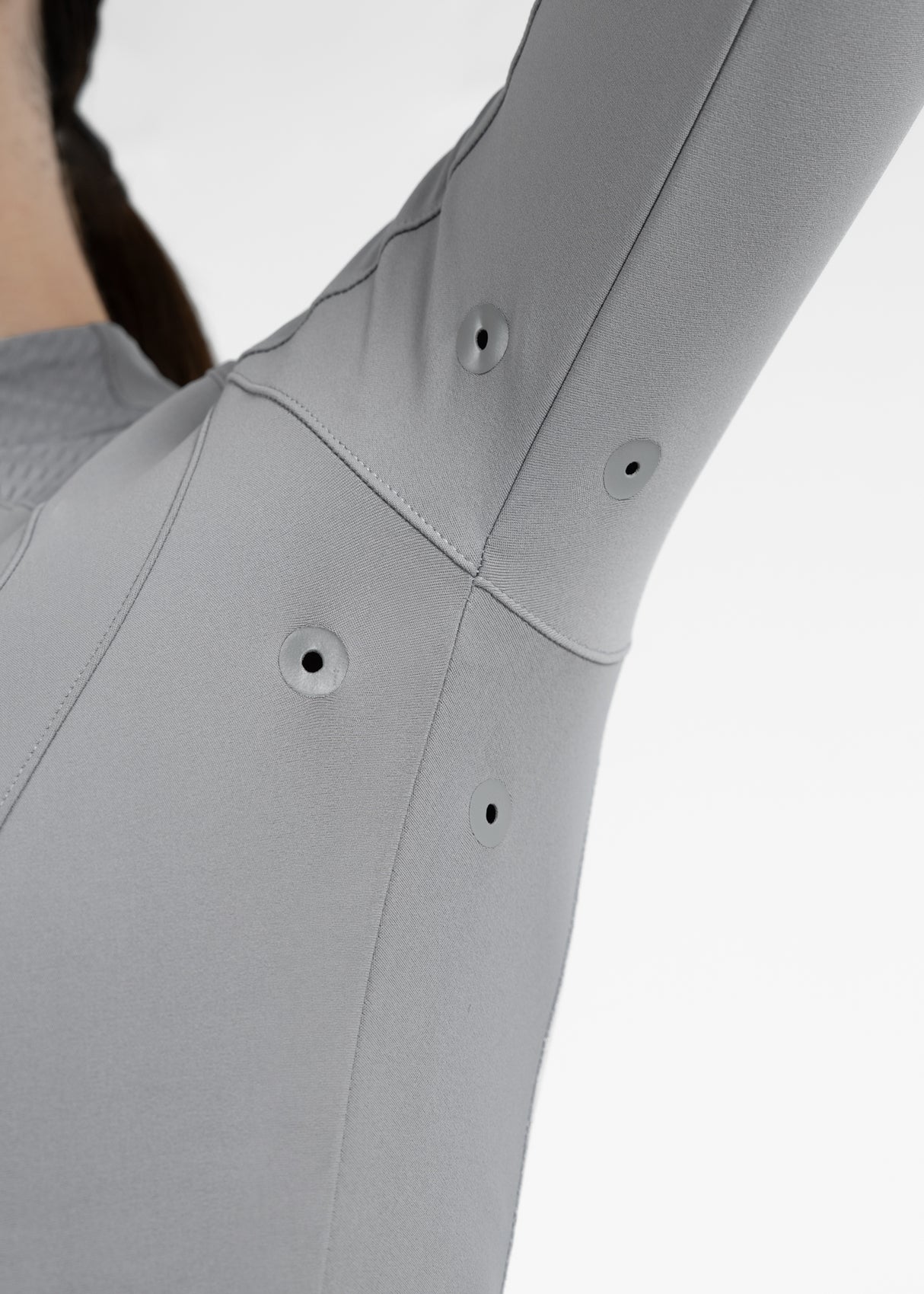 Maximilian Frame Long Sleeve Base Layer Titanium