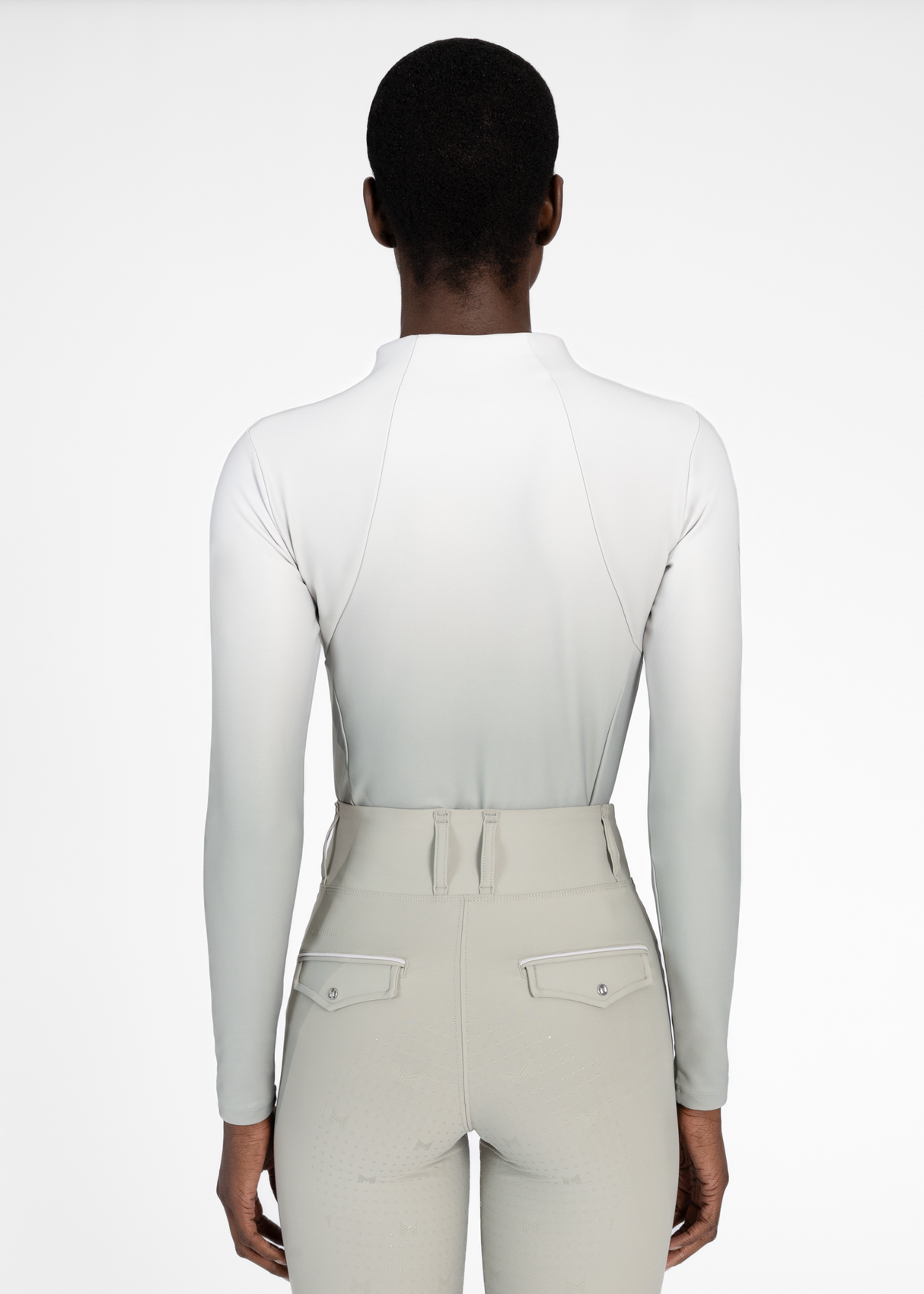 Maximilian Ombré Long Sleeve Base Layer Laurel/Glacier