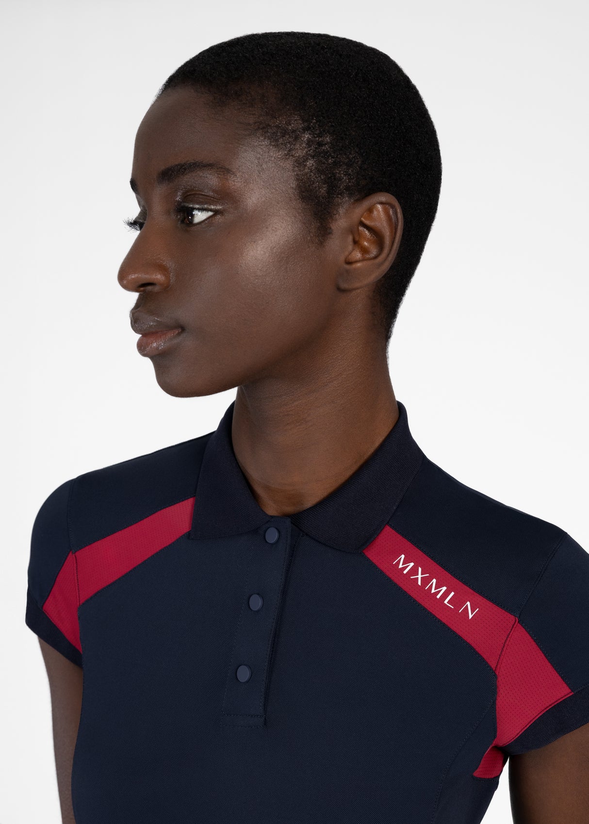 Maximilian Aveen Polo Shirt Navy/Red