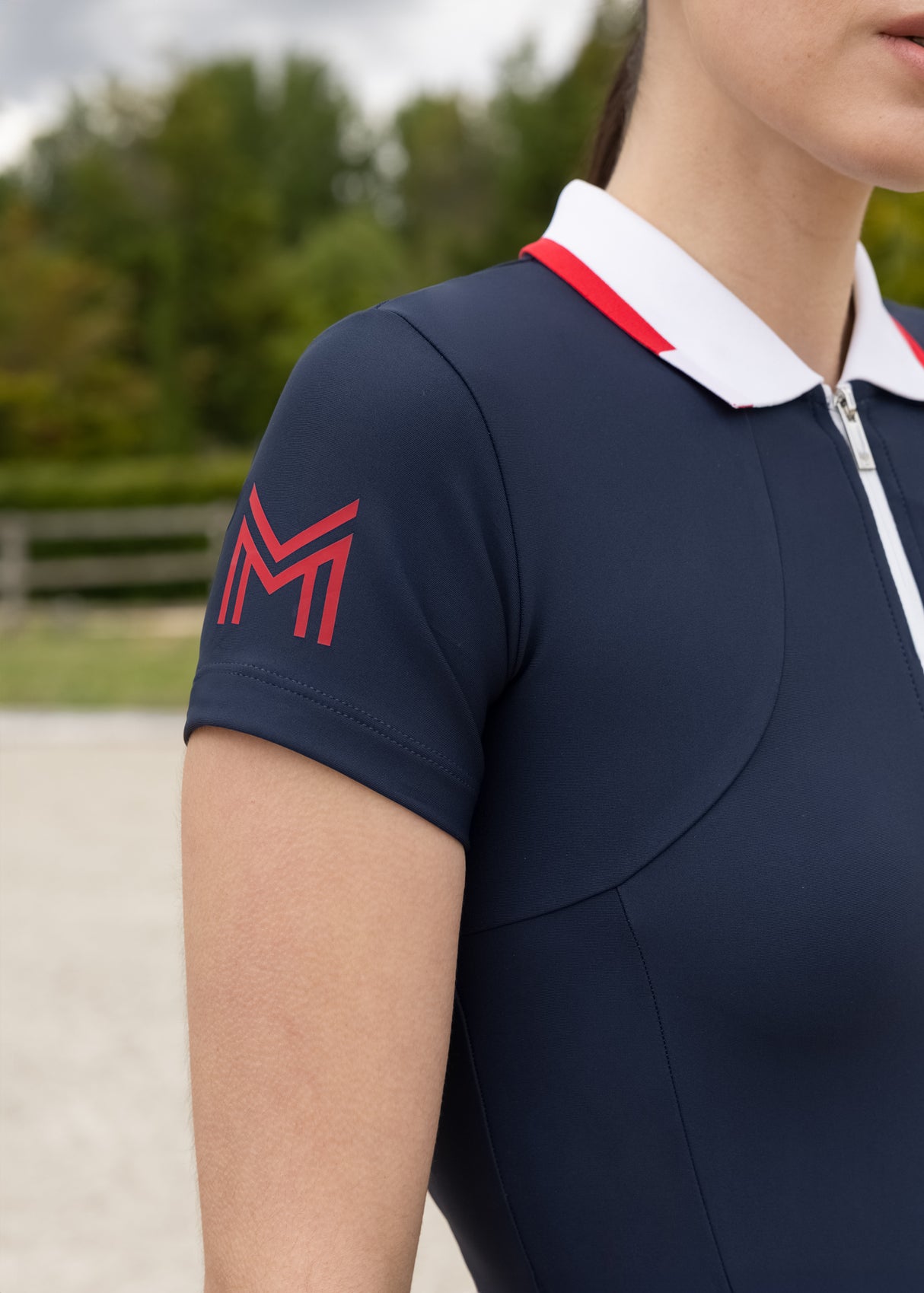 Maximilian Concept Short Sleeve Polo Shirt Navy
