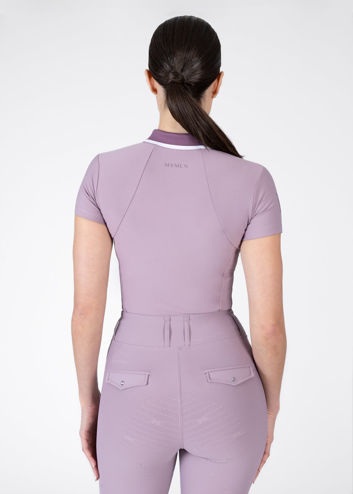 Maximilian Concept Short Sleeve Polo Shirt Orchid