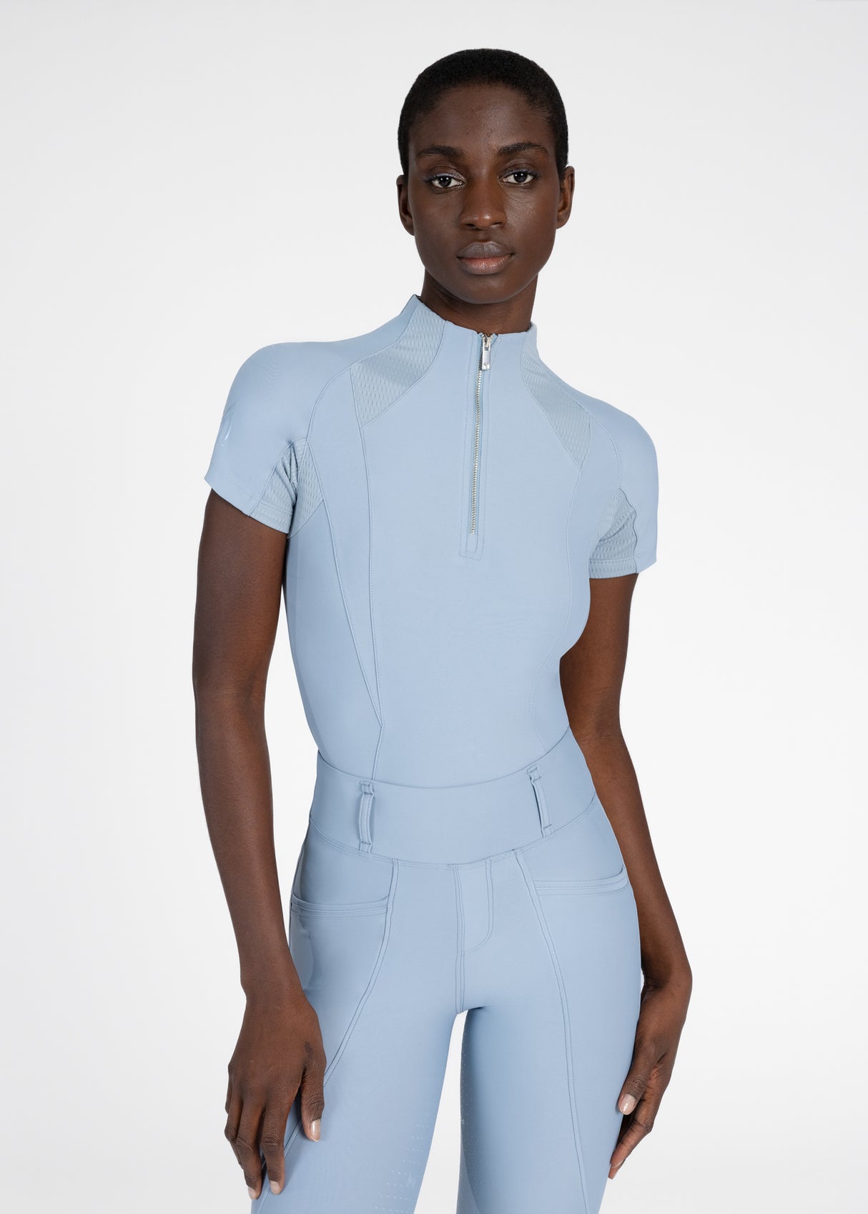 Maximilian Frame Short Sleeve Base Layer Aqua