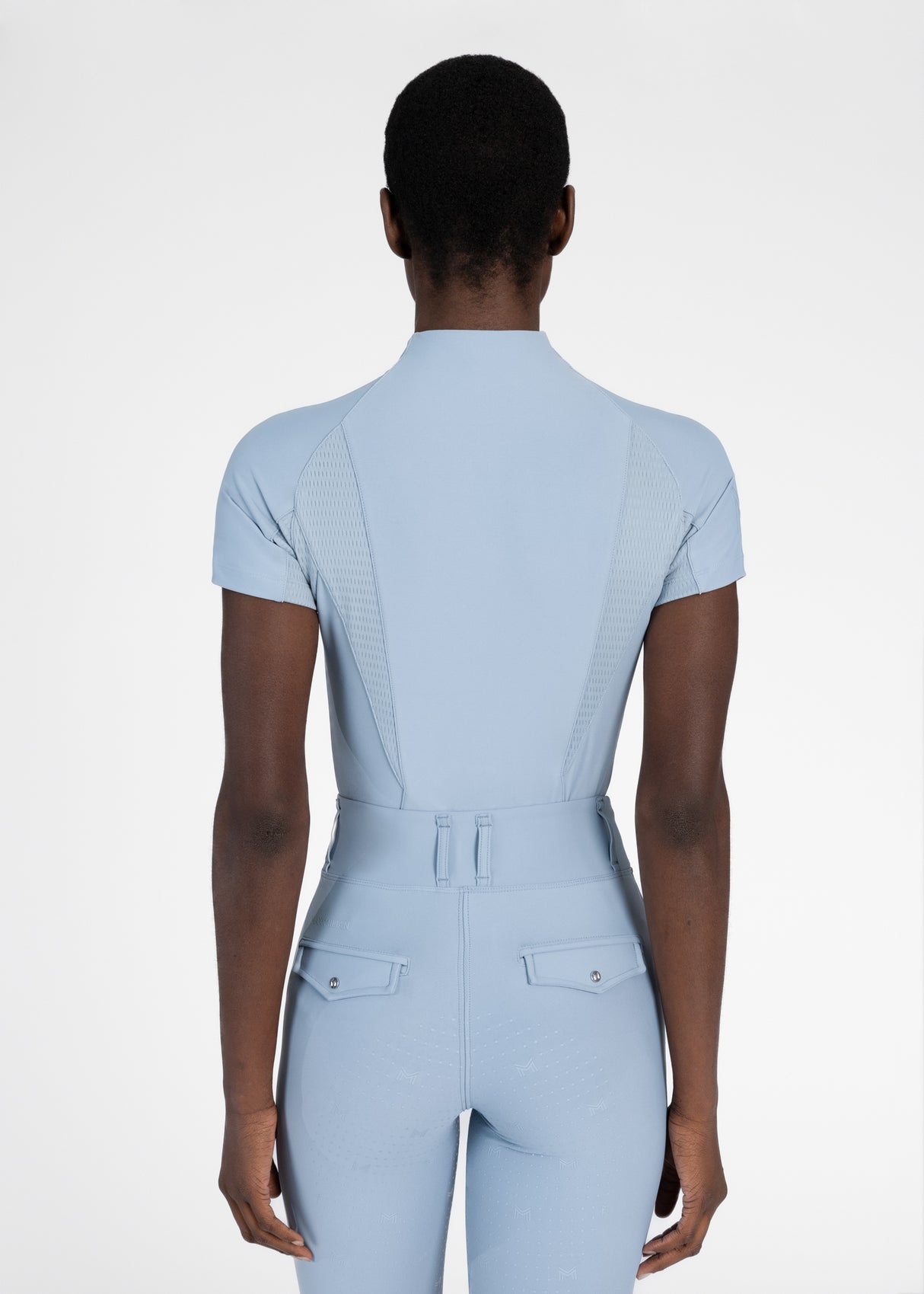 Maximilian Frame Short Sleeve Base Layer Aqua