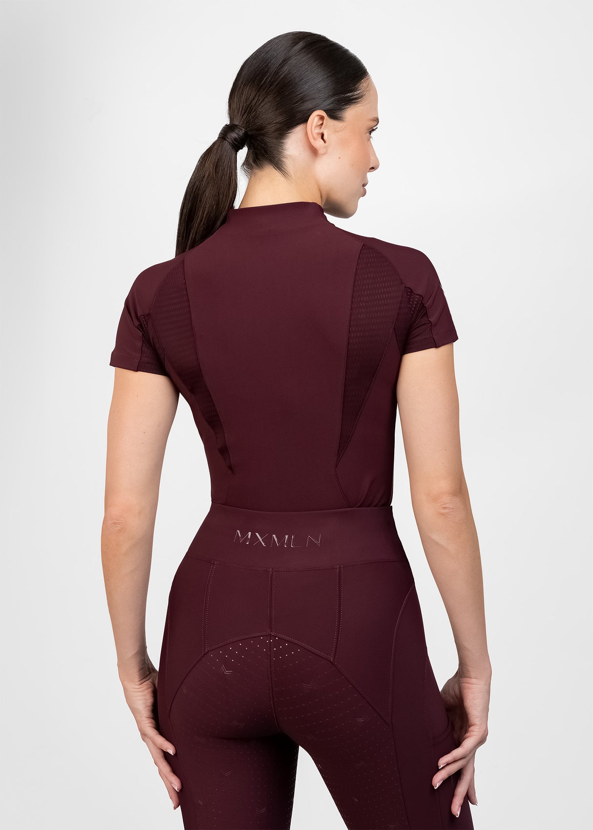 Maximilian Frame Short Sleeve Base Layer Burgundy