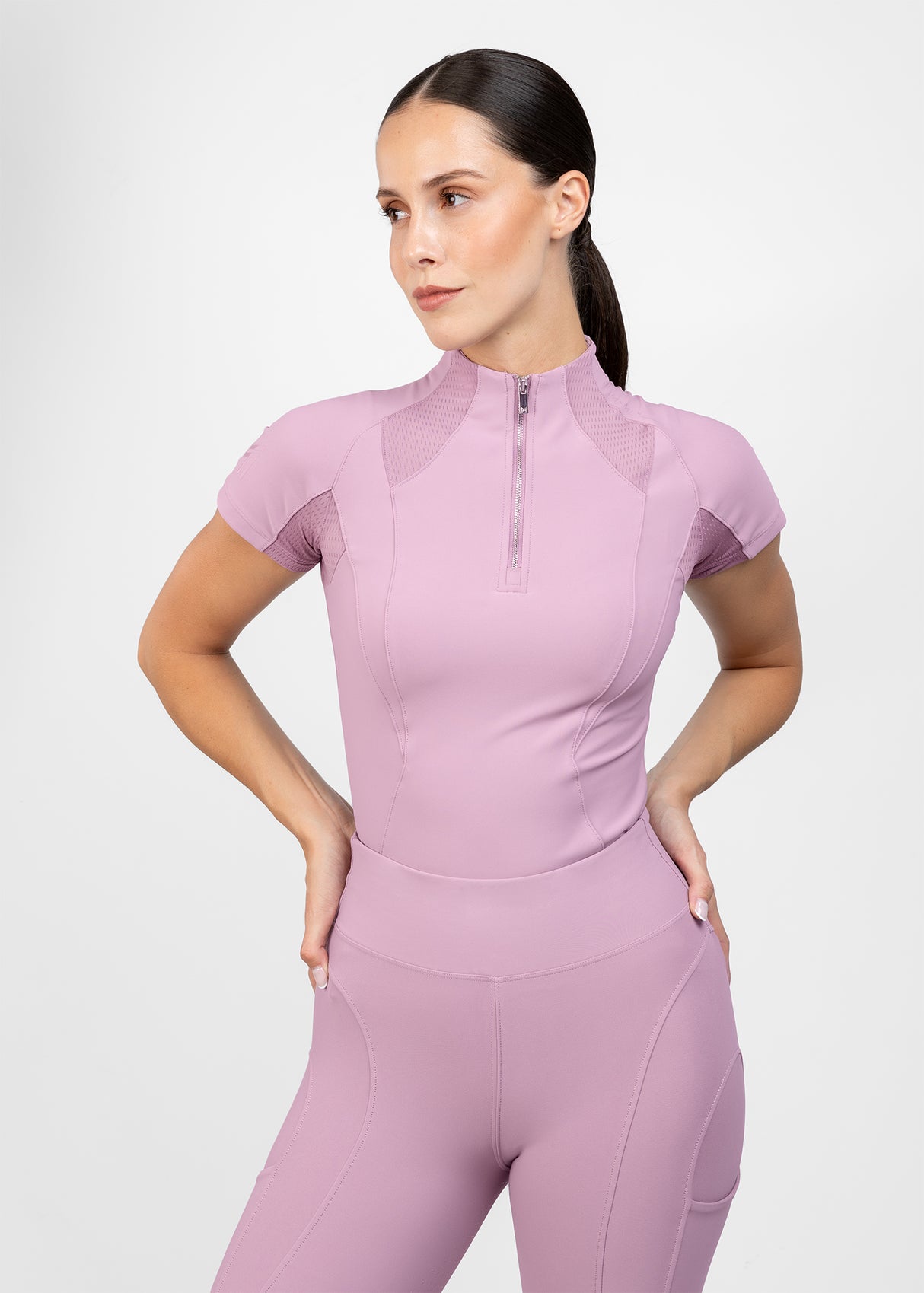 Maximilian Frame Short Sleeve Base Layer Mauve