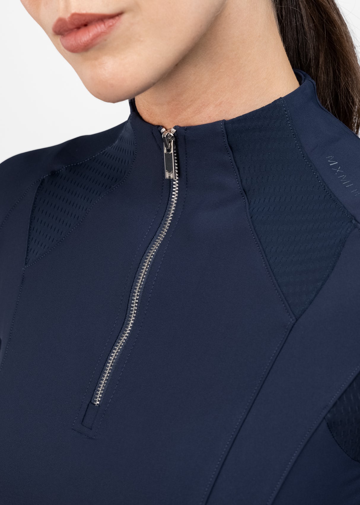 Maximilian Frame Short Sleeve Base Layer Navy