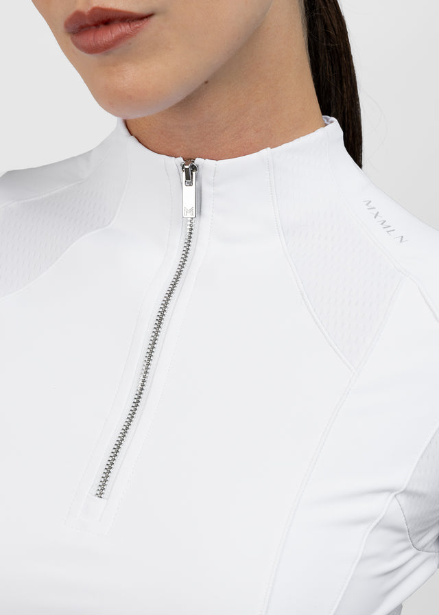 Maximilian Frame Short Sleeve Base Layer White