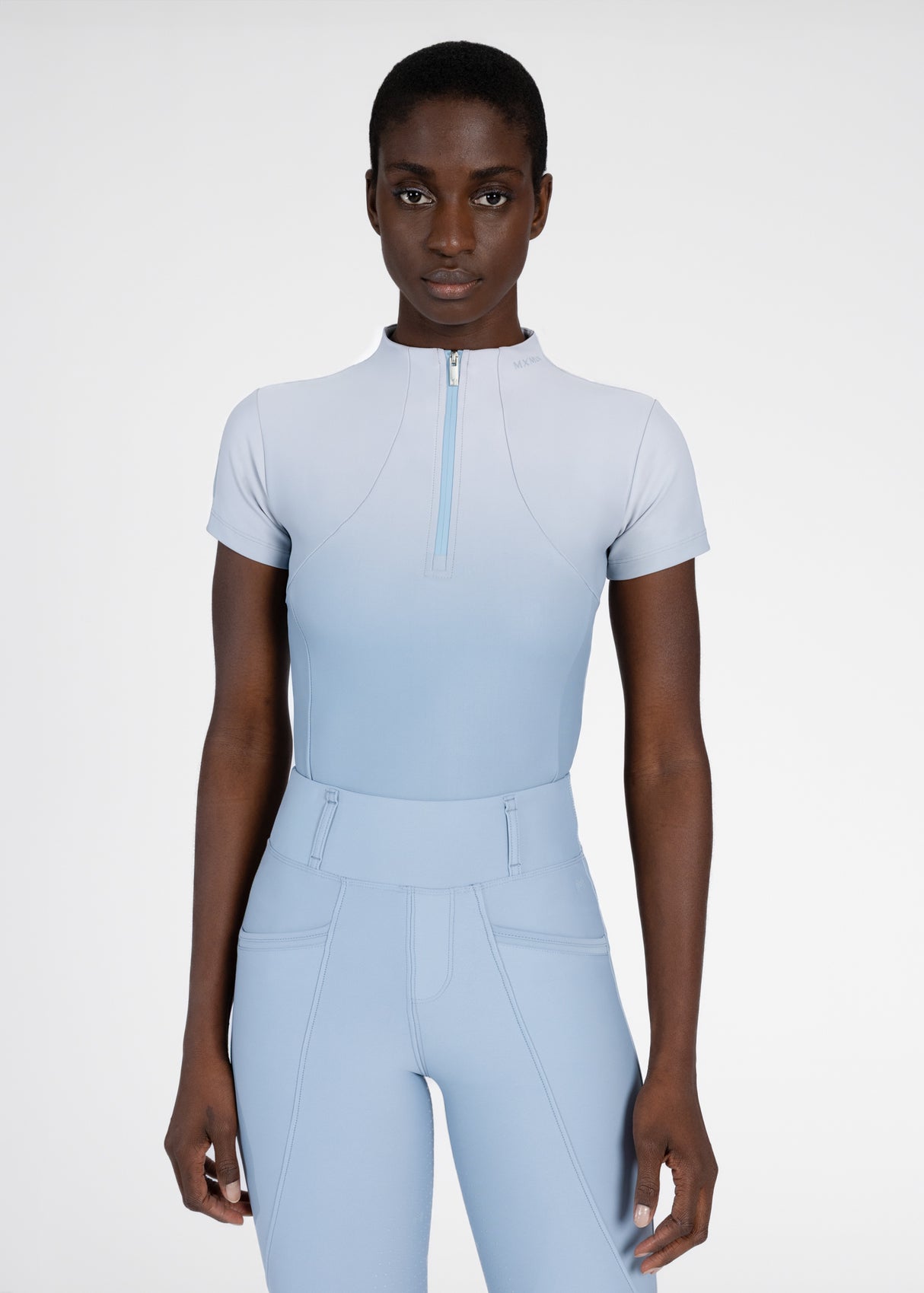 Maximilian Ombré Short Sleeve Base Layer Aqua