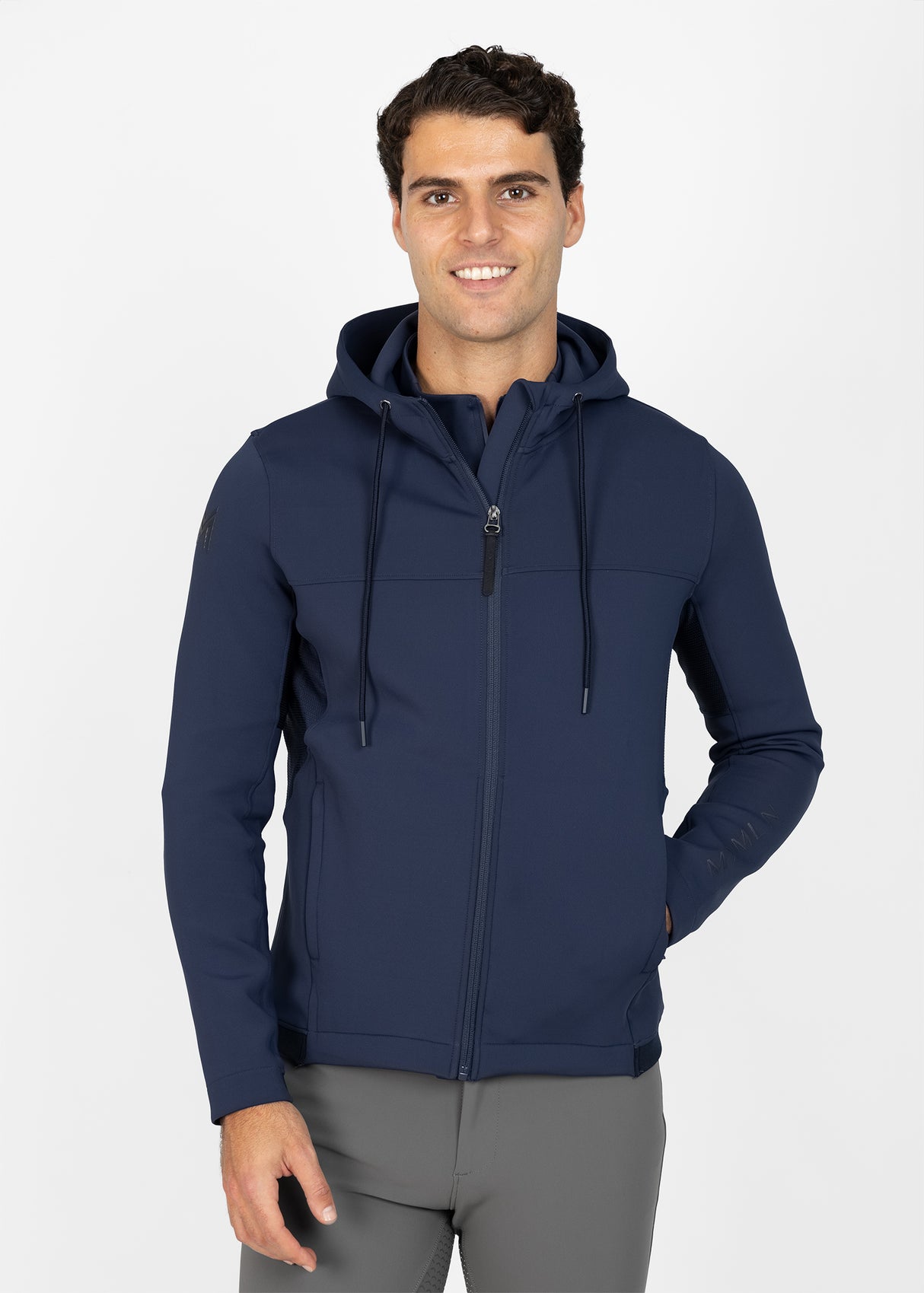 Maximilian Club Zip Hoodie Navy