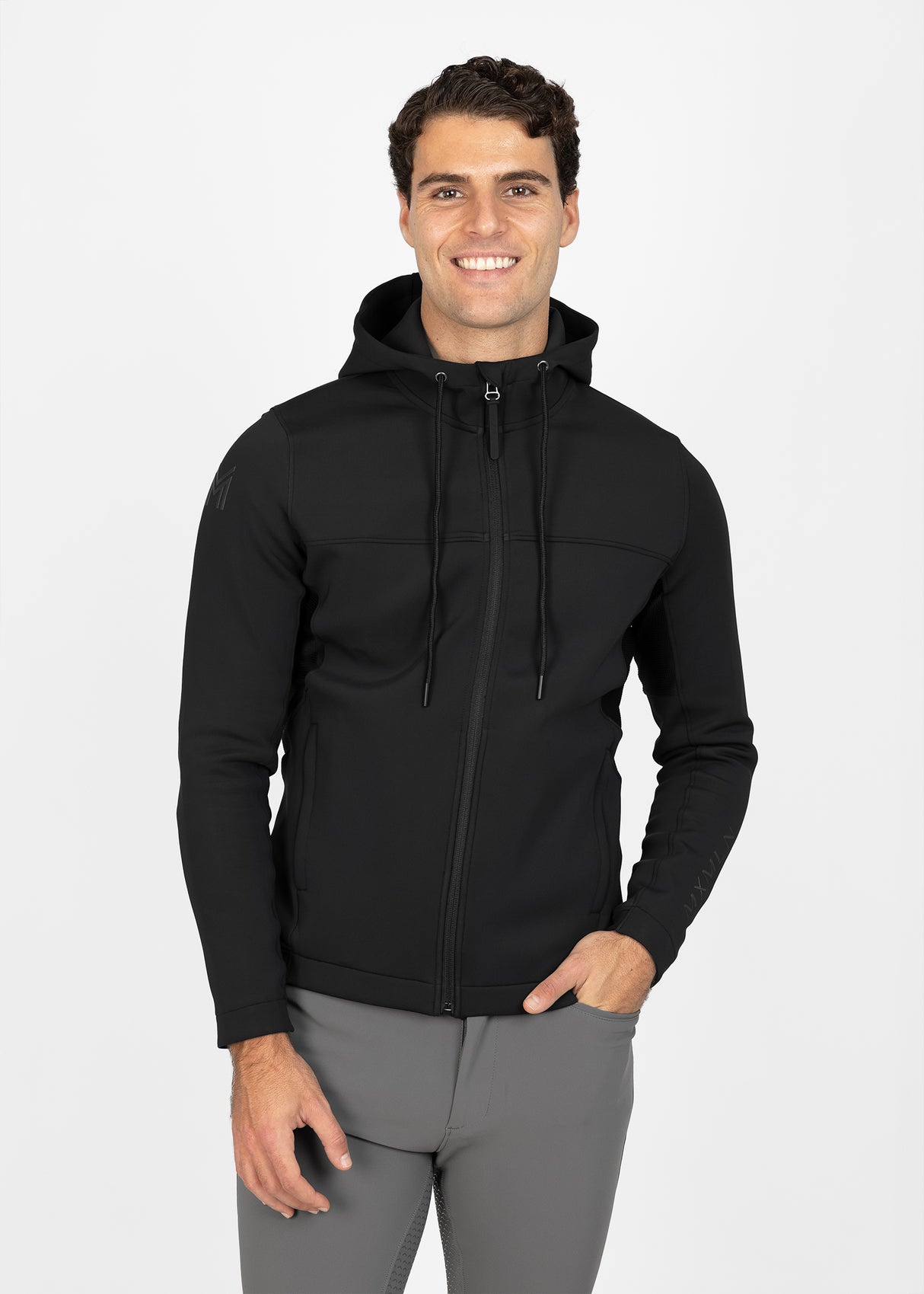 Maximilian Club Zip Hoodie Black