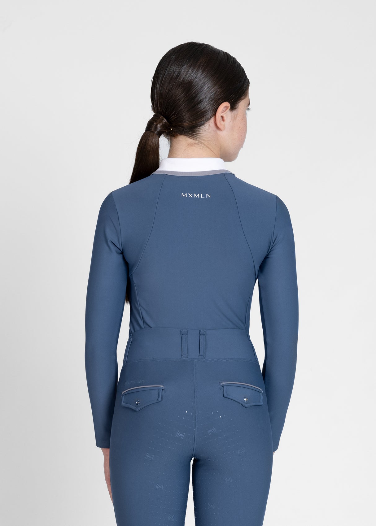 Maximilian Young Rider Concept Long Sleeve Polo Shirt Sailor