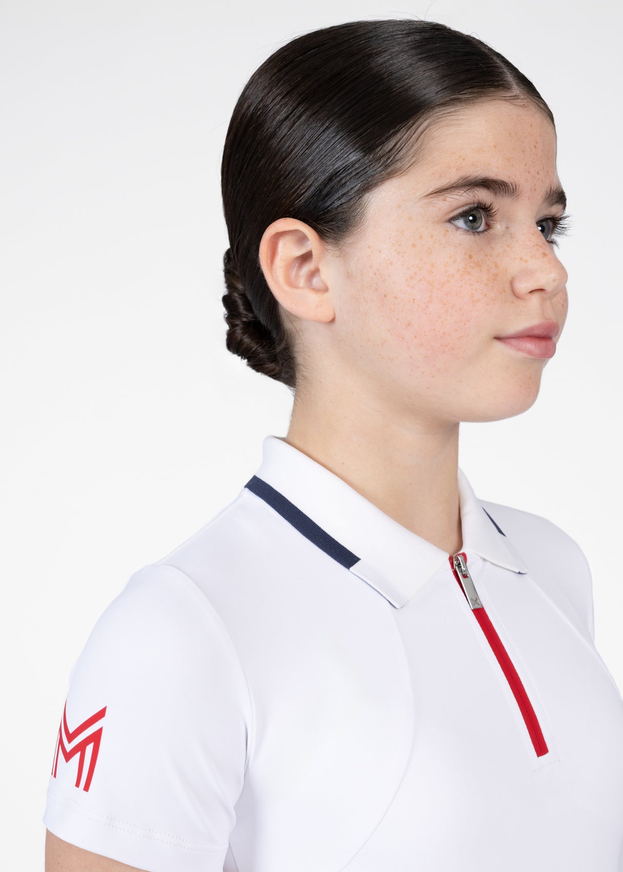 Maximilian Young Rider Concept Short Sleeve Polo Shirt White