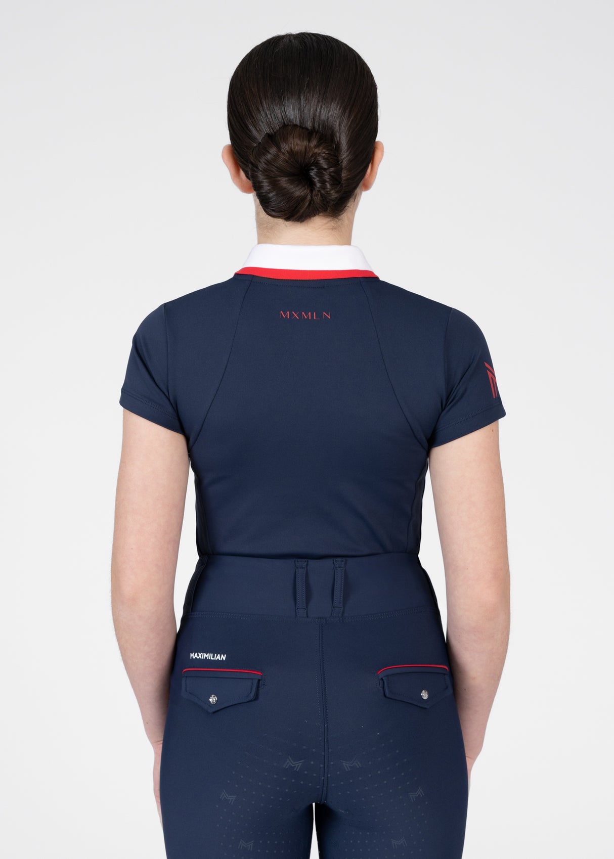 Maximilian Young Rider Concept Short Sleeve Polo Shirt Navy